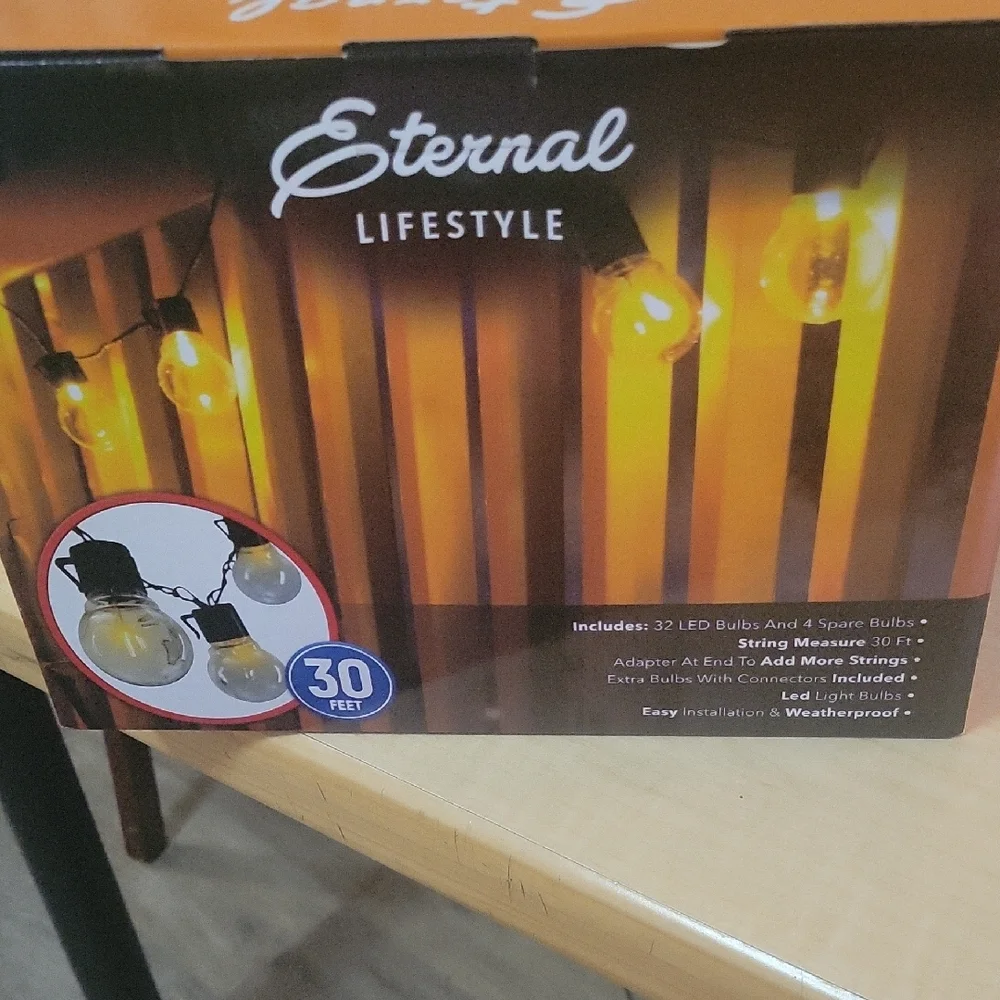 Warm LED String Lights - Picture 4 of 7
